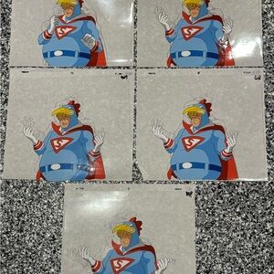 Zack‎ Animation Cel Lot (5) – Carmen Sandiego 1990s PBS Cartoon